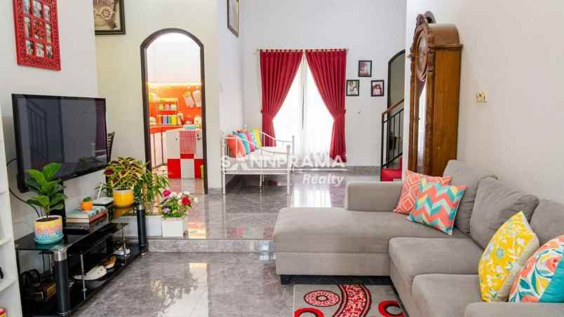 rumah semi furnished dekat tol krukut sawangan depok
