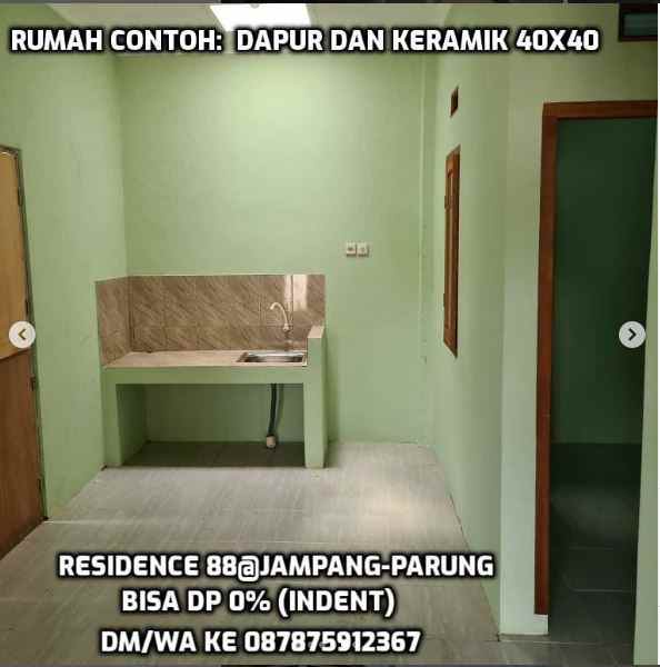 rumah shm 285jt jampang parung ready kanopi bisa kpr