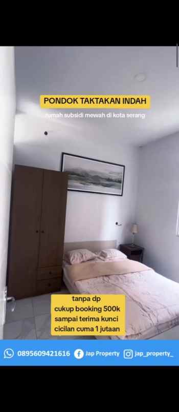 rumah strategis pondok taktakan indah