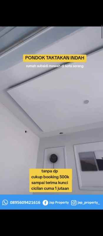 rumah strategis pondok taktakan indah