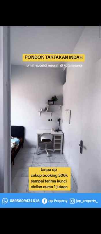 rumah strategis pondok taktakan indah