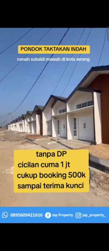 rumah strategis pondok taktakan indah