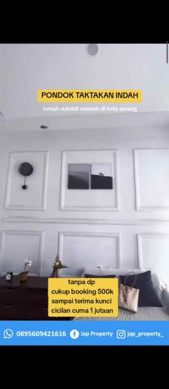 rumah strategis pondok taktakan indah