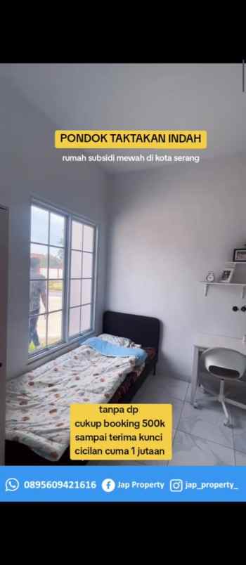 rumah strategis pondok taktakan indah
