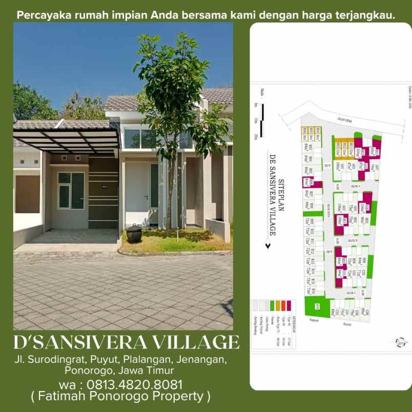 rumah syariah d sansivera village ponorogo