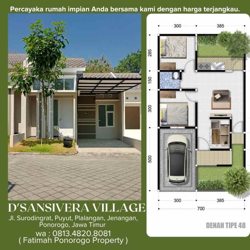 rumah syariah d sansivera village ponorogo