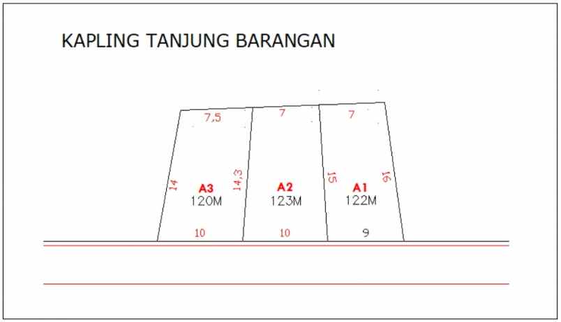 shm kavling palembang dekat jalan utama