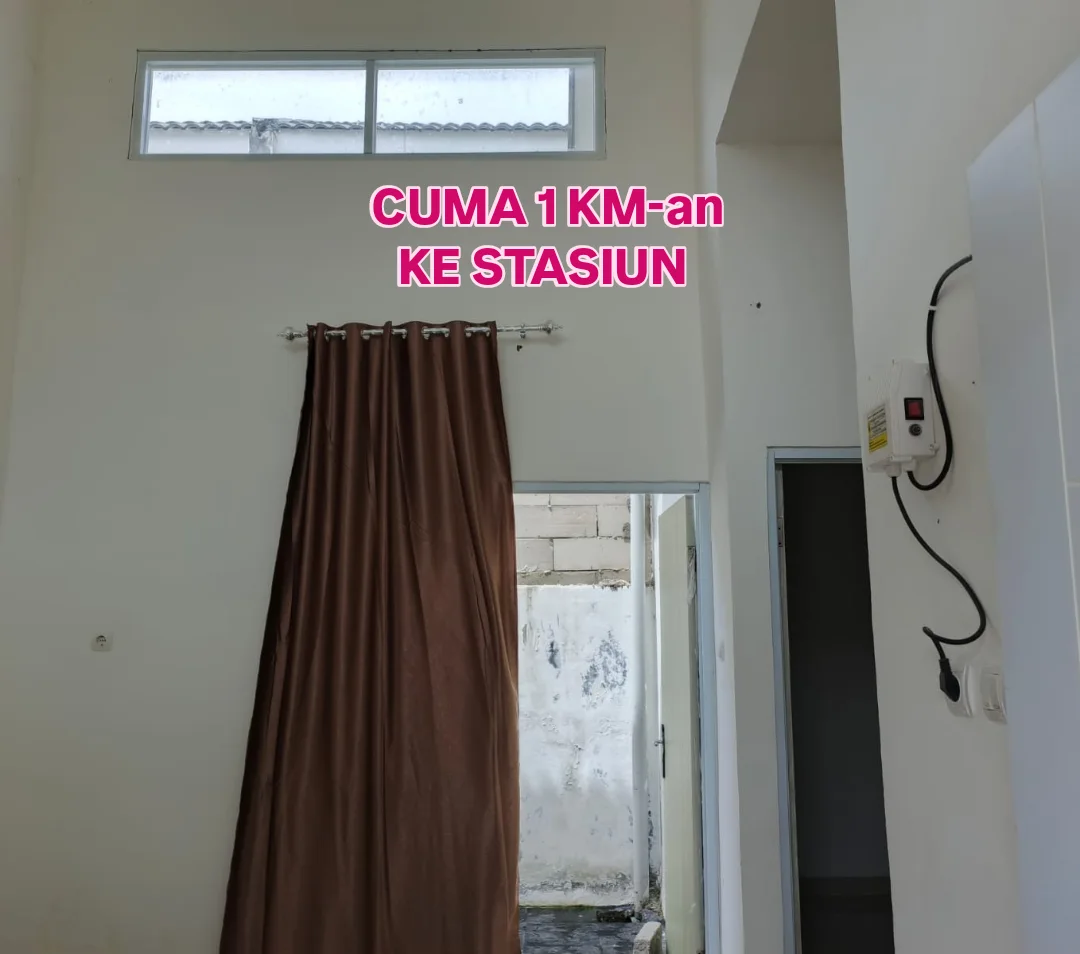 take over rumah siap huni harga nego dekat stasiun