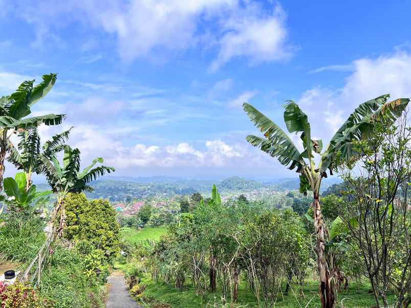 tanah 4600m view cantik kota wisata kemuning