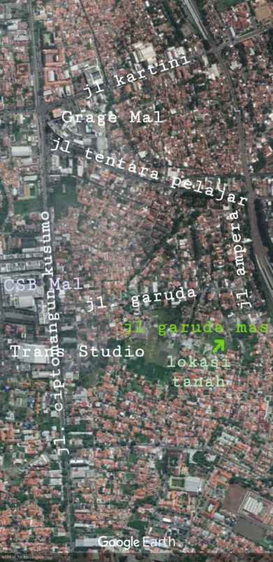 tanah jln garuda kesambi kota