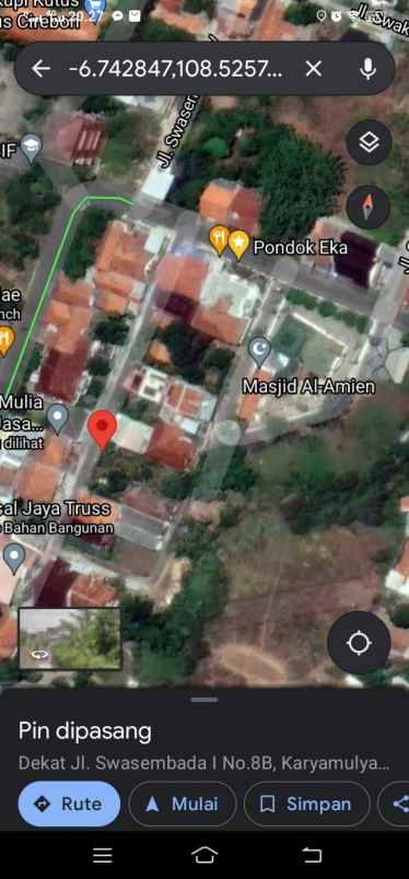 tanah jln swasembada majasem