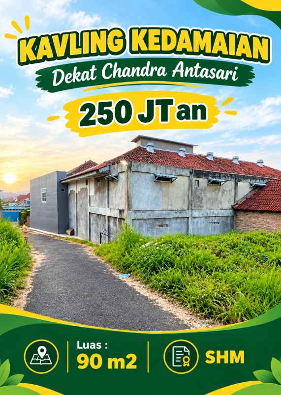 tanah kedamaian murah se bandar lampung