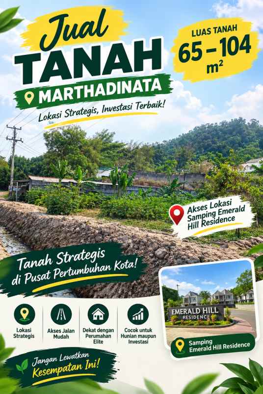 tanah murah di teluk betung timur