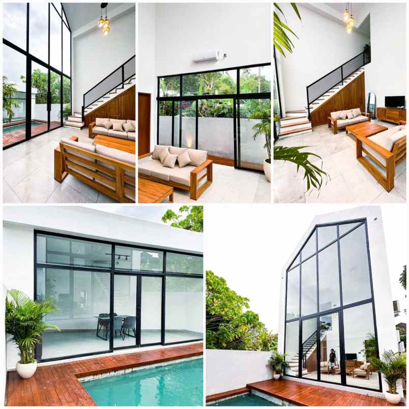 brand new modern villa di tabanan dekat canggu bali