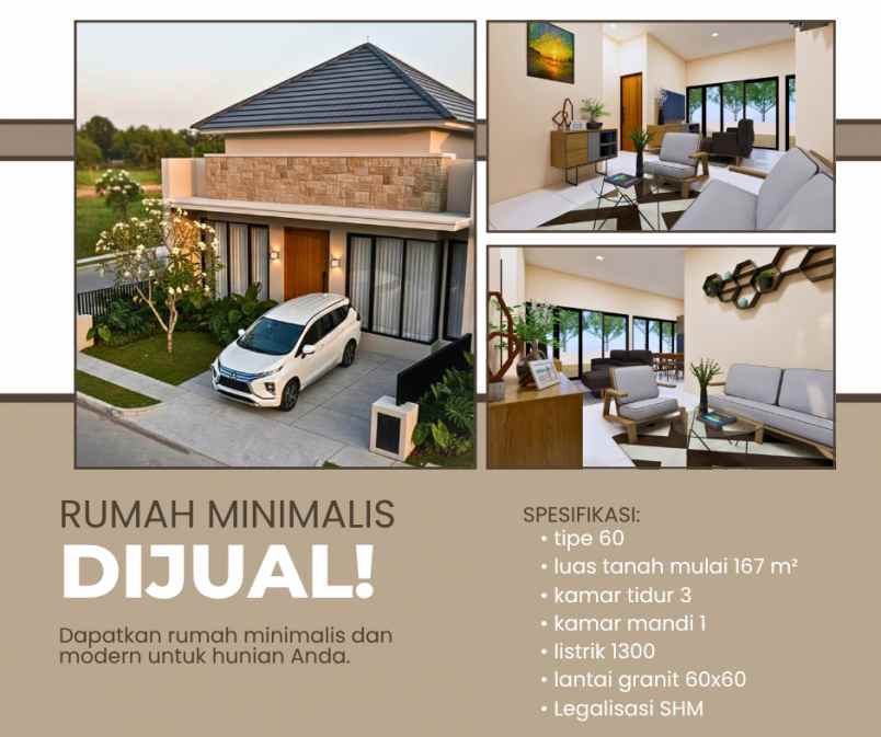 butuh rumah luas area prambanan mulai 400 jutaan
