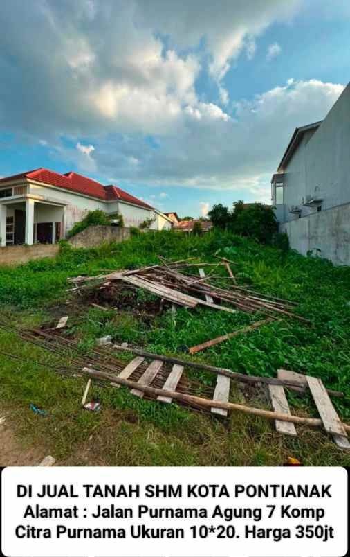 di tanah jalan purnama agung 7 komp citra purnama