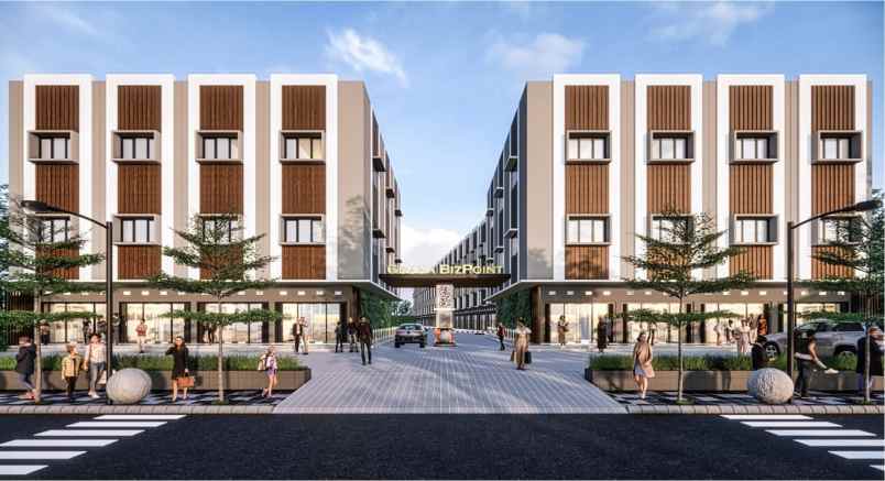 dijual 22 unit ruko 4 lantai graha bizzpoint makassar