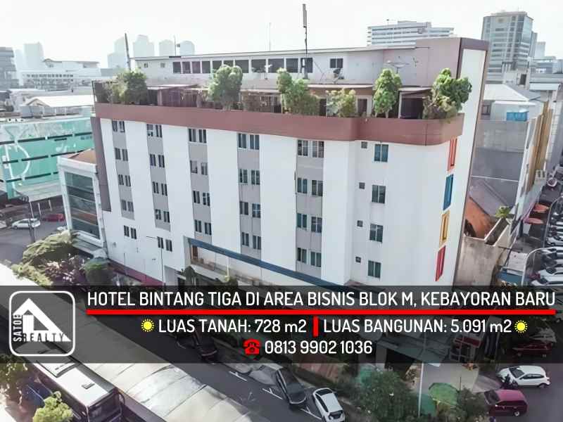 dijual hotel kebayoran baru jakarta selatan