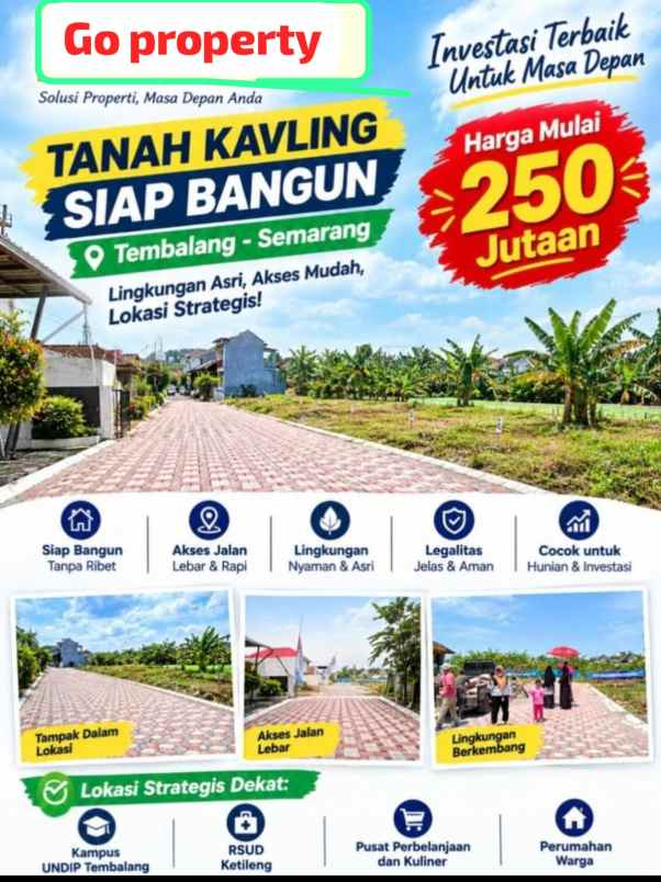 dijual kavling di klipang tembalang semarang