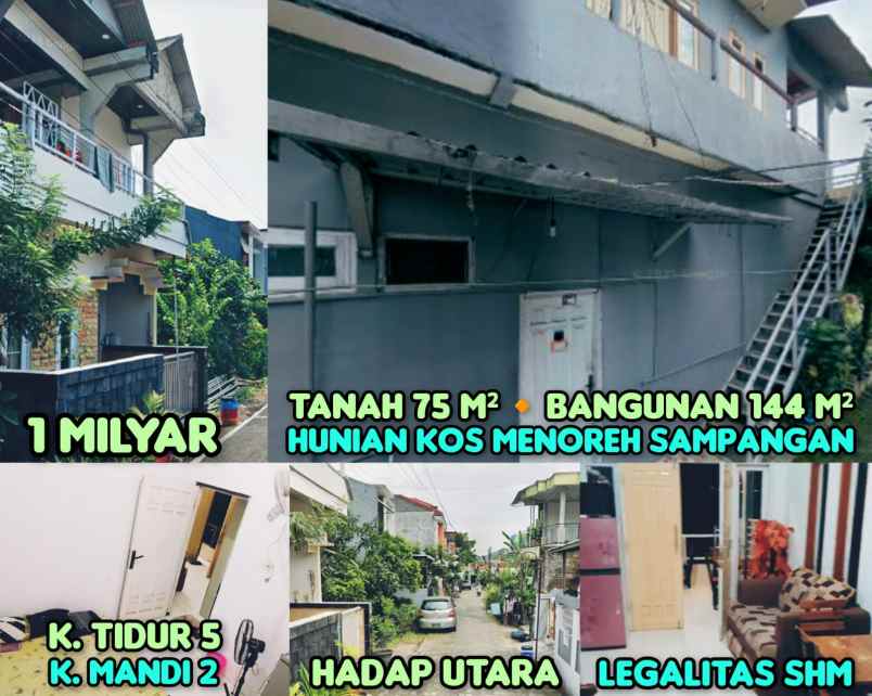 dijual kost aktif di menoreh sampangan