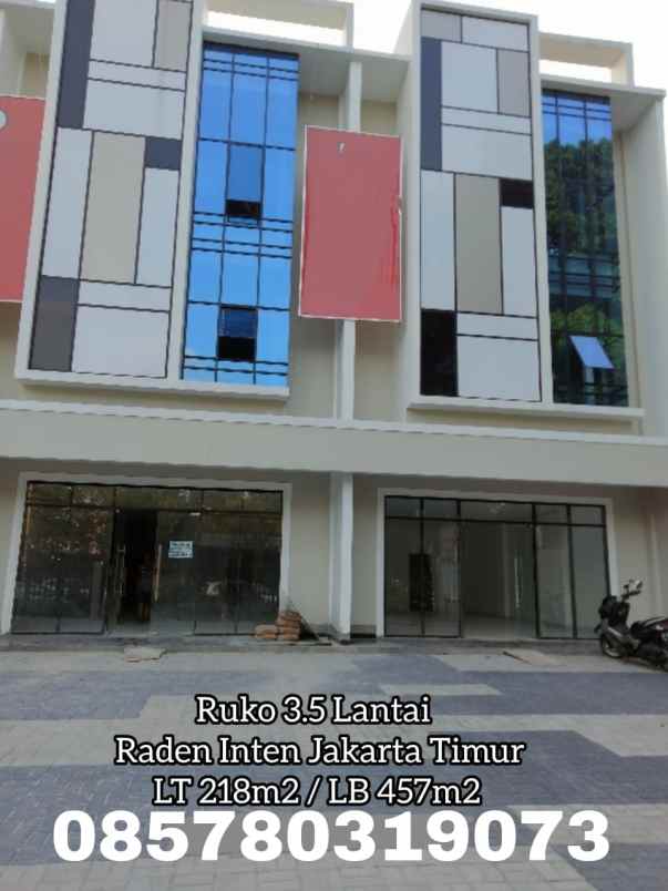 dijual ruko baru 3 5 lantai radin inten jakart timur