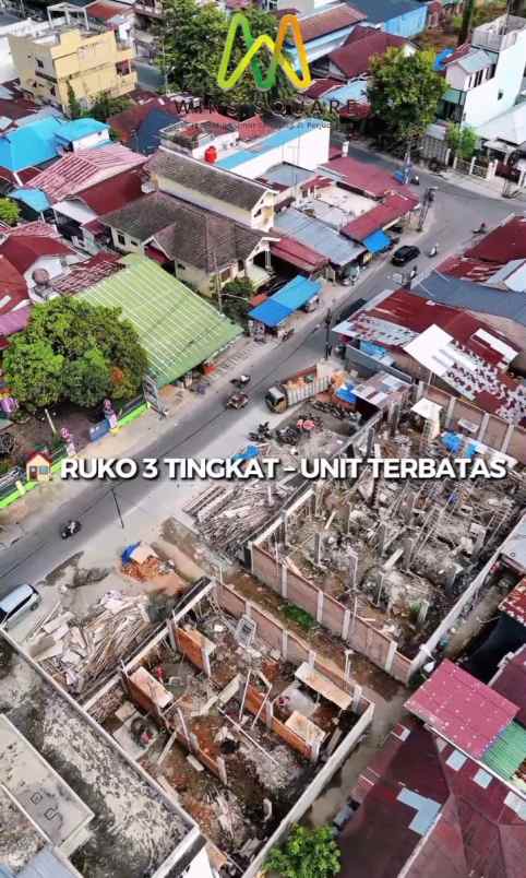 dijual ruko gudang kantor jalan ibrahim umar