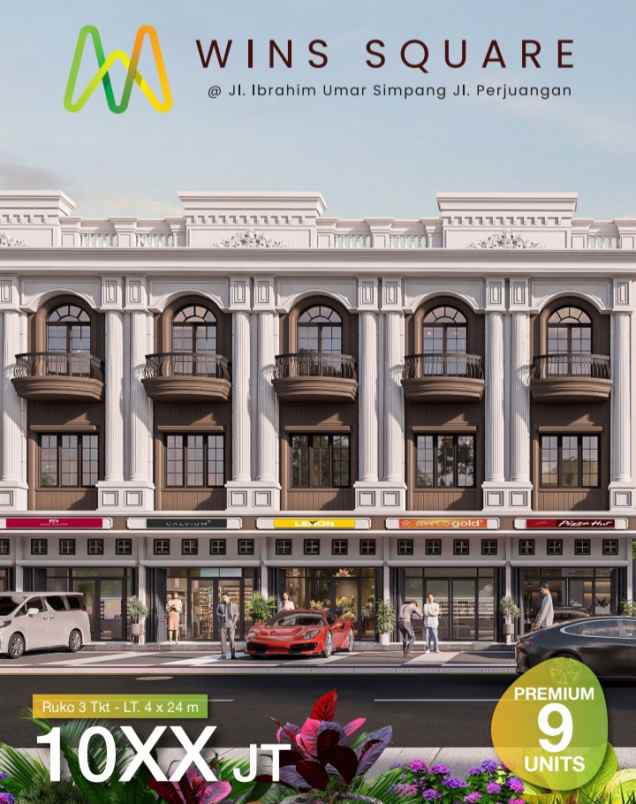 dijual ruko gudang kantor jalan ibrahim umar