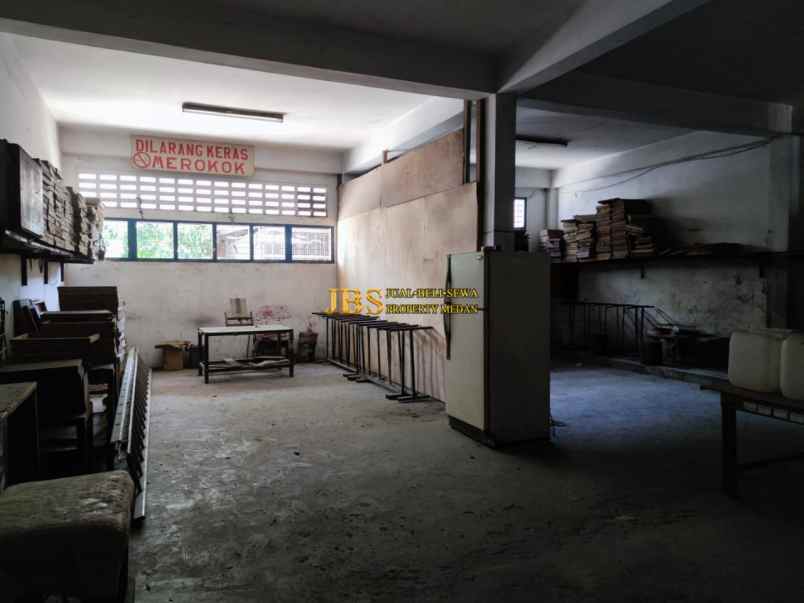 dijual ruko gudang kantor jalan kompos km 12 deli