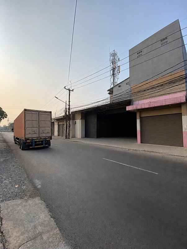 dijual ruko gudang kantor jalan raya kaliabang