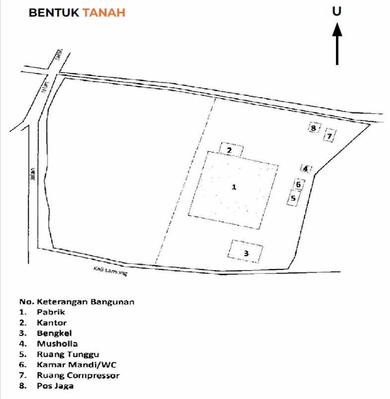 dijual ruko gudang kantor jl raya veteran