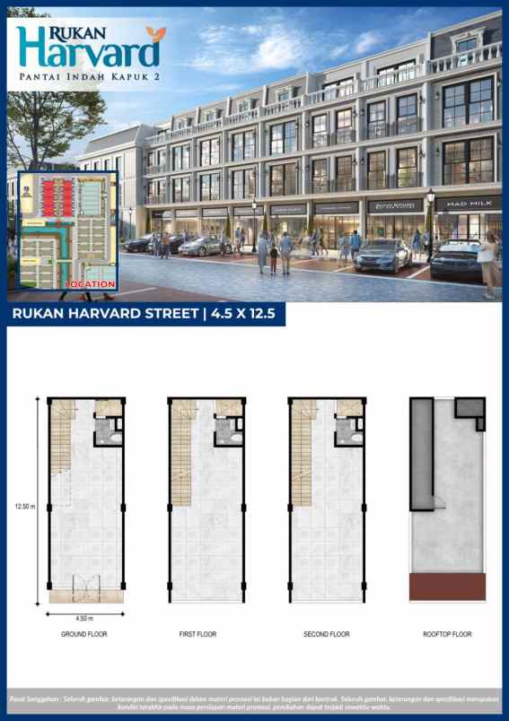 dijual ruko gudang kantor kamal muara kec penjaringan