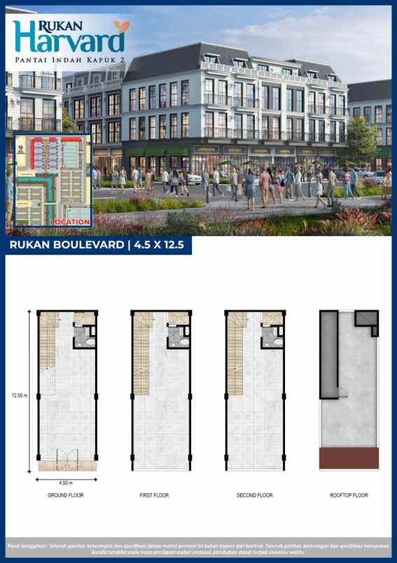 dijual ruko gudang kantor kamal muara kec penjaringan