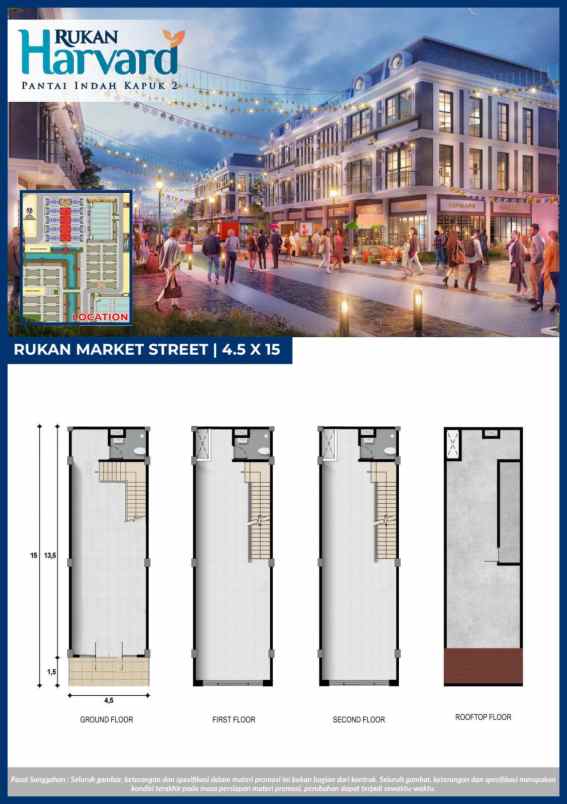 dijual ruko gudang kantor kamal muara kec penjaringan