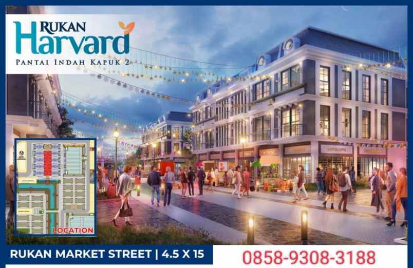 dijual ruko gudang kantor kamal muara kec penjaringan