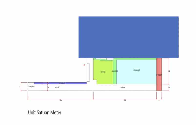 dijual ruko gudang kantor kawasan industri mm2100