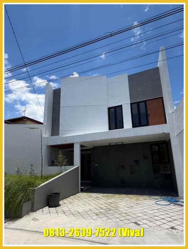dijual rumah candi gebang