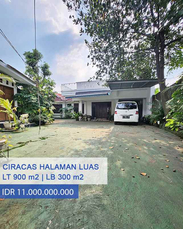 Dijual Rumah Halaman Luas Dekat Jalan Raya Di Ciracas Jakarta Timur