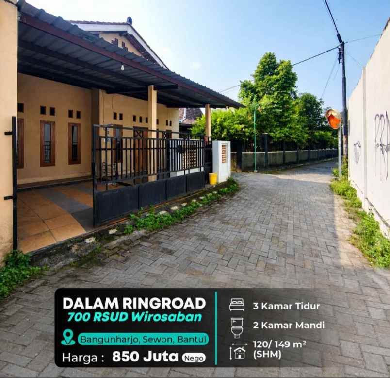 dijual rumah dalam ringroad