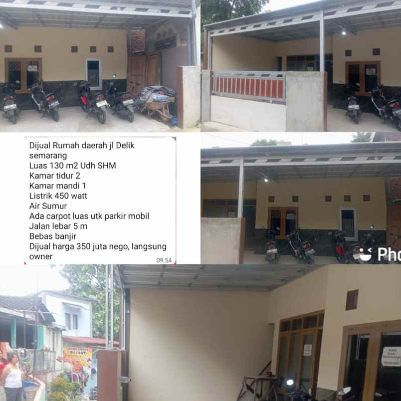 dijual rumah di jl delik tandang semarang