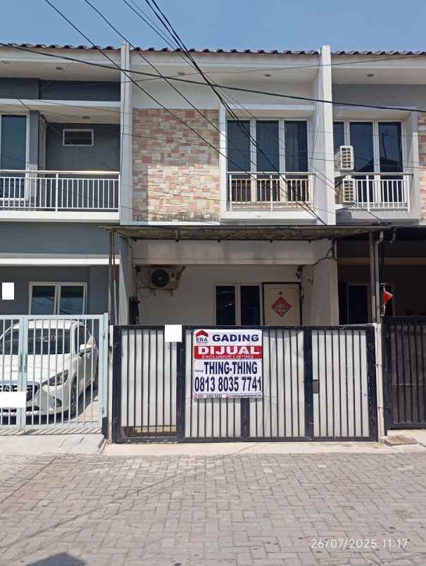 dijual rumah gading griya residence