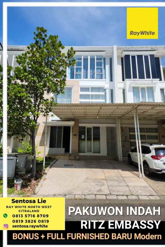 dijual rumah jalan pakuwon indah ritz