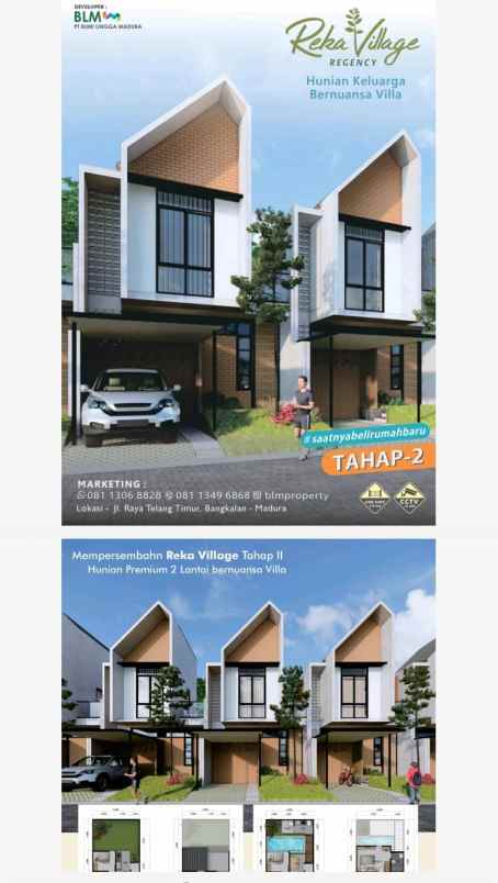 dijual rumah jalan raya telang timur