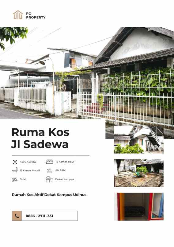 dijual rumah jalan sadewa