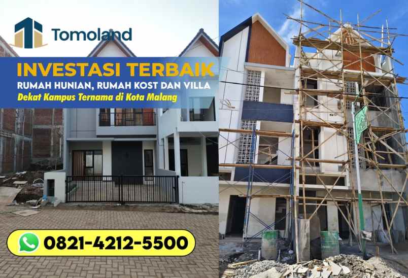 dijual rumah jl chili joyogrand blok