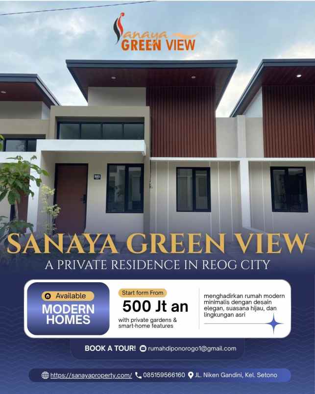 dijual rumah jl niken gandini