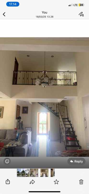 dijual rumah komplek prima bintaro