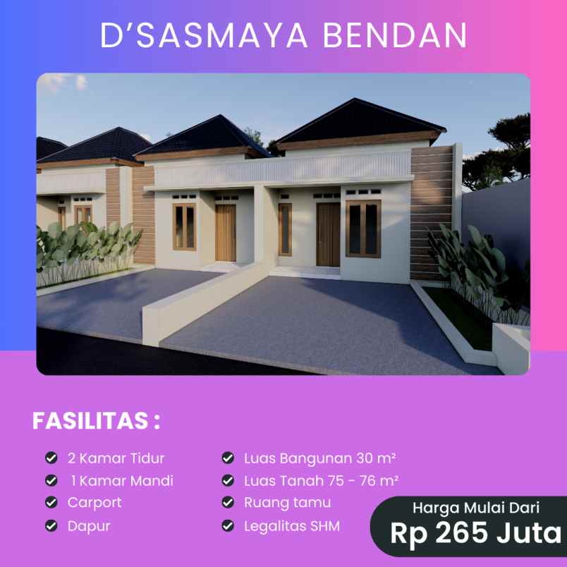dijual rumah perumahan d sasmaya