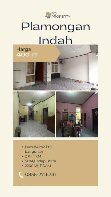 dijual rumah plamongan indah