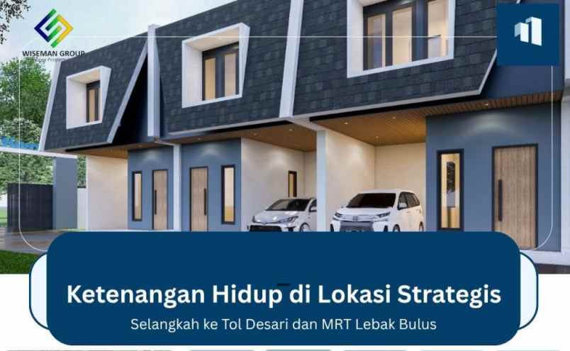 dijual rumah pondok cabe ilir