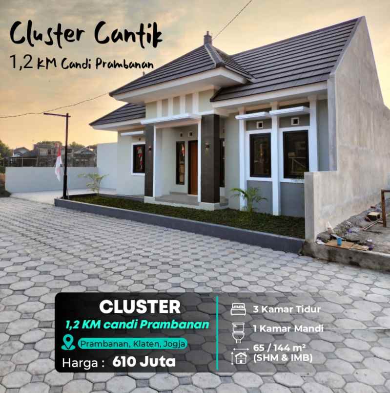 dijual rumah prambanan